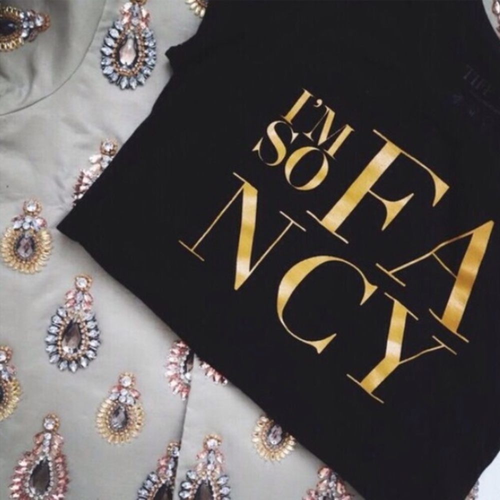 t+j Designs I'm So Fancy Graphic Tee